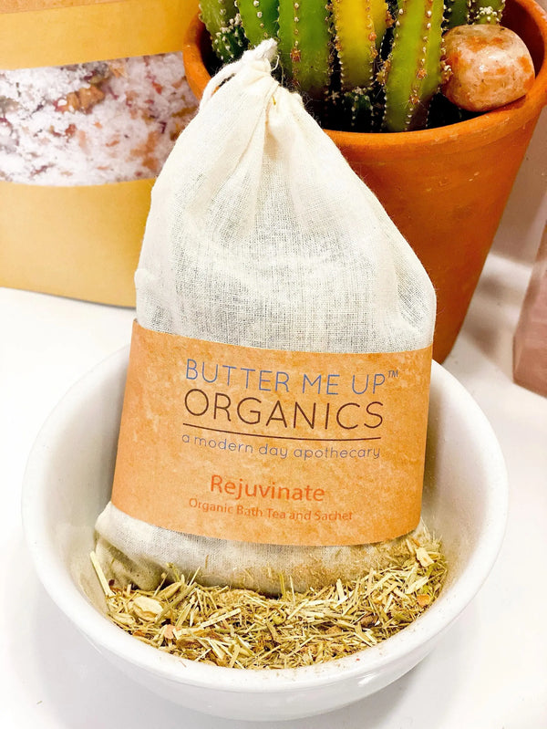 Organic Rejuvenating Bath Tea or Sachet-Bask & Buy