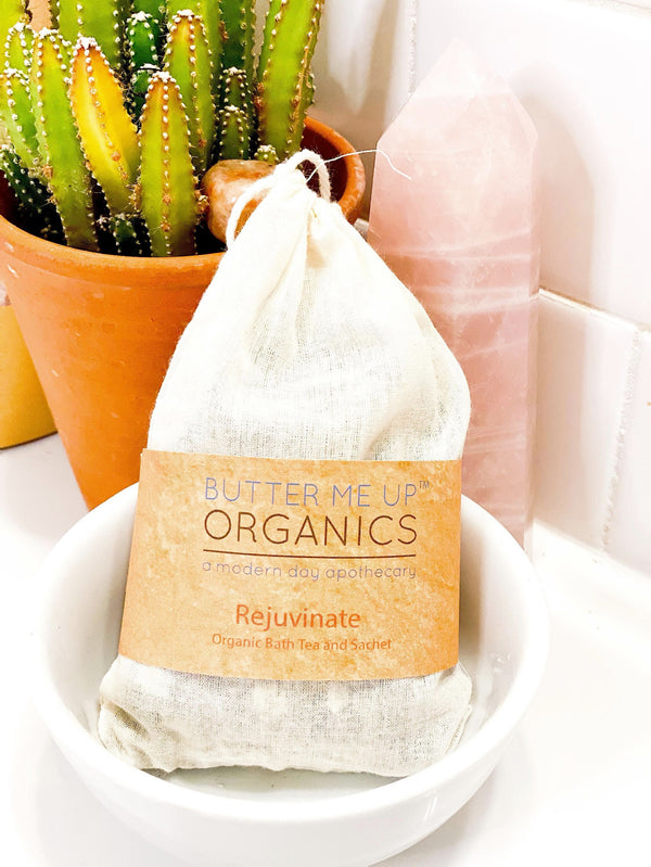 Organic Rejuvenating Bath Tea or Sachet-Bask & Buy