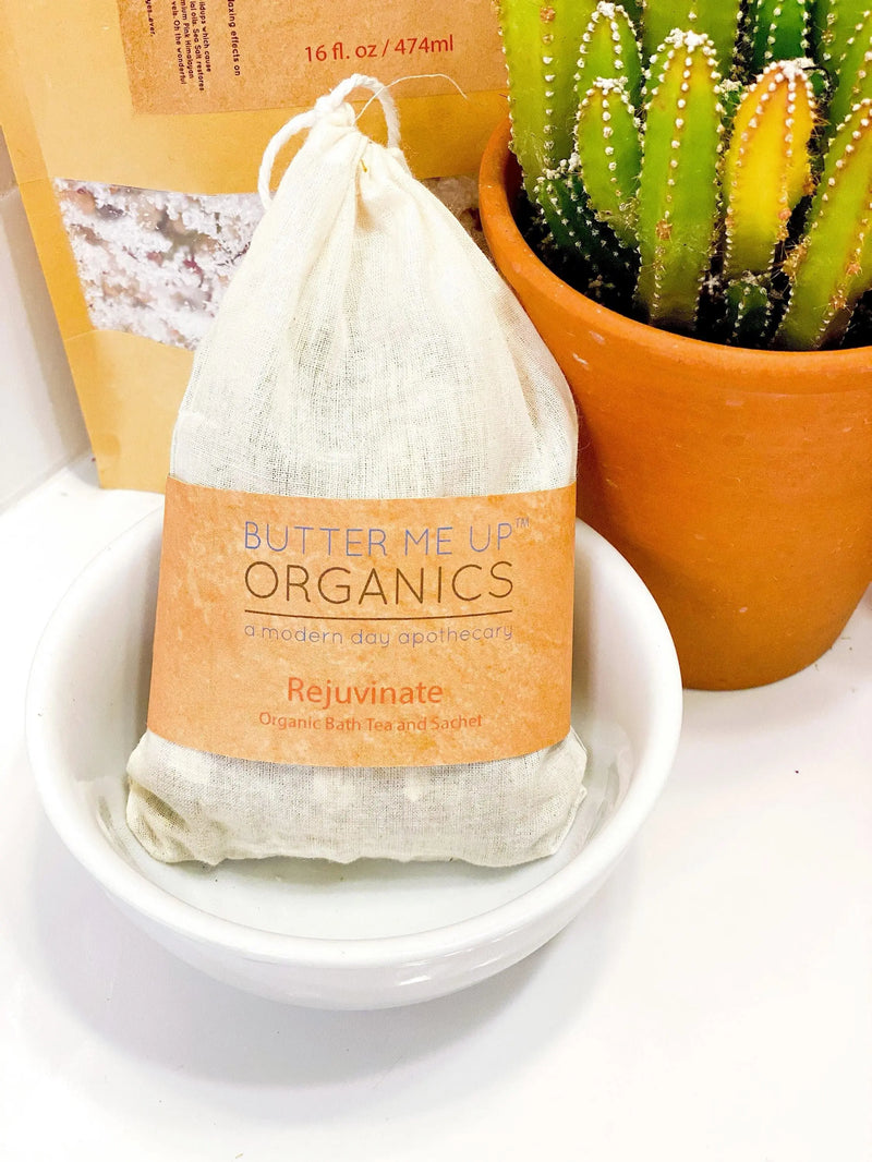 Organic Rejuvenating Bath Tea or Sachet-Bask & Buy