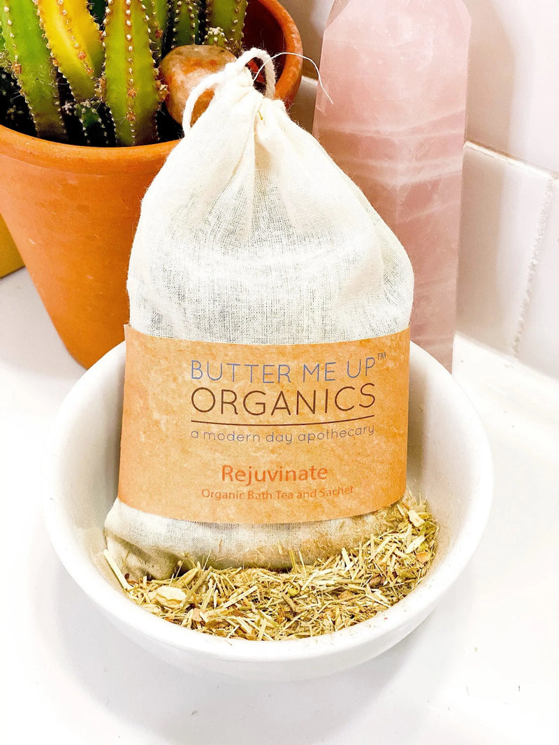 Organic Rejuvenating Bath Tea or Sachet-Bask & Buy
