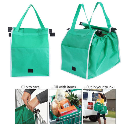 Eco-Friendly Foldable Reusable Shop Handbag Crimson Medea