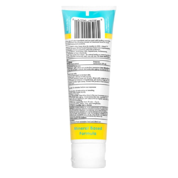 Thinkkids Safe Mineral Sunscreen SPF 50+ – 3 fl oz | Reef-Safe, Water-Resistant Sun Protection for Kids