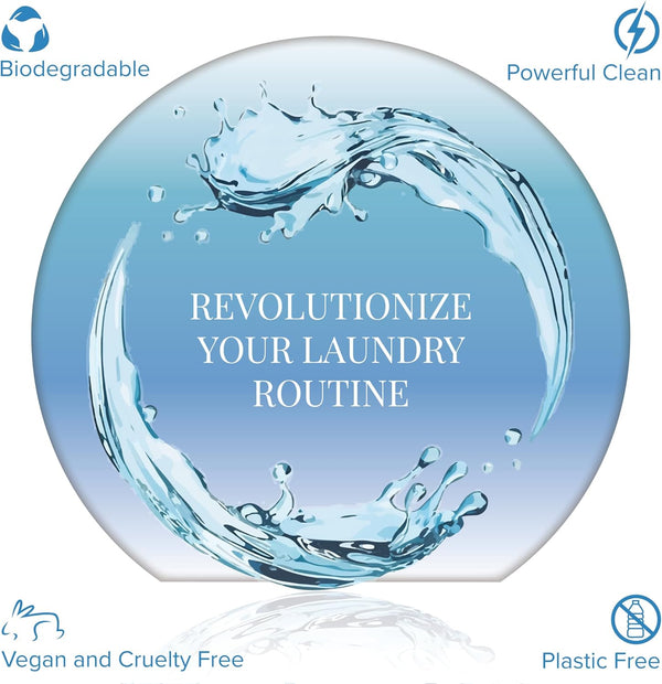 Natural Laundry Detergent Sheets ,Eco Friendly– Fresh Linen Scent Blush Apollo