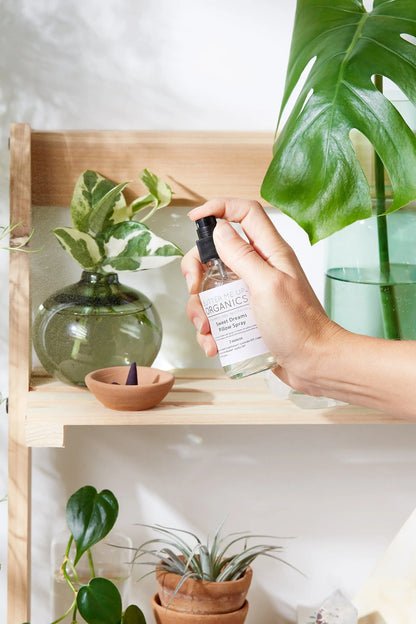 Organic Pillow Mist / Aromatherapy  / Relaxing Essential Oils / Gentle-Bask & Buy