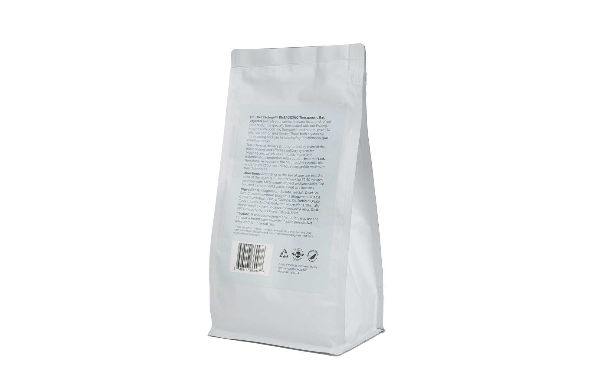 DESTRESSology Energizing Bath Crystals Lavender Alcestis