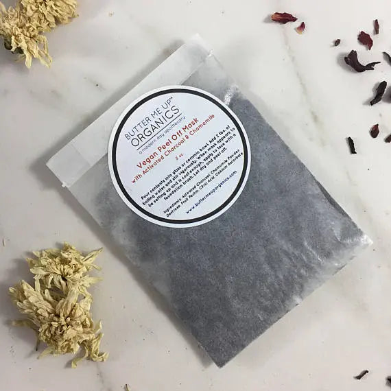 VEGAN activated charcoal peel off mask-Bask & Buy
