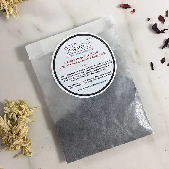 VEGAN activated charcoal peel off mask-Bask & Buy