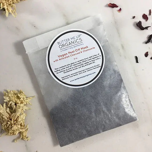 VEGAN activated charcoal peel off mask-Bask & Buy