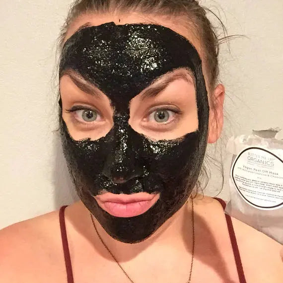 VEGAN activated charcoal peel off mask-Bask & Buy