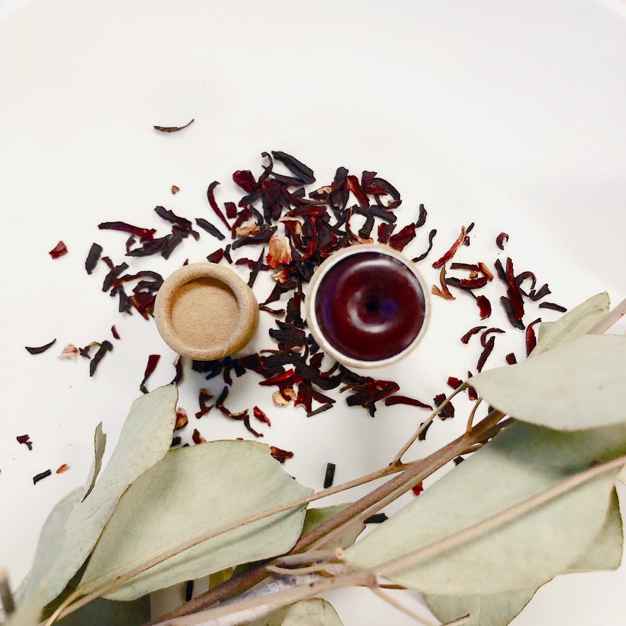 Organic Natural Cheek And Lip Stain / Lip Color / Organic Tinted Lip White Smokey