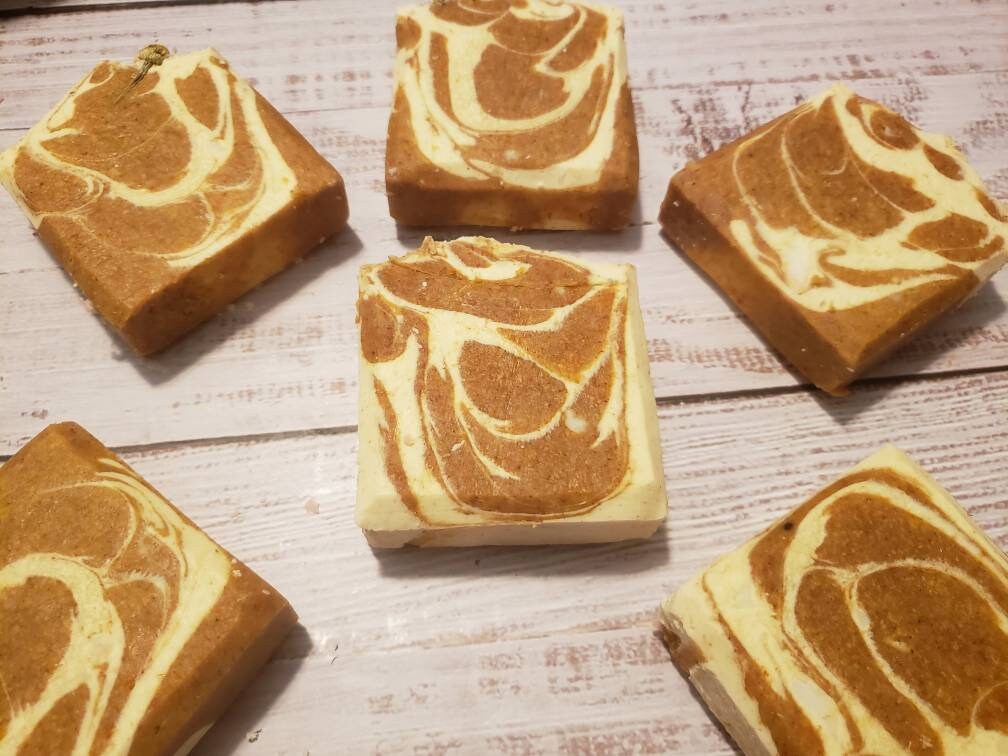 Turmeric Ginger & Honey Soap Bar 5.5oz Coffee Iolaus