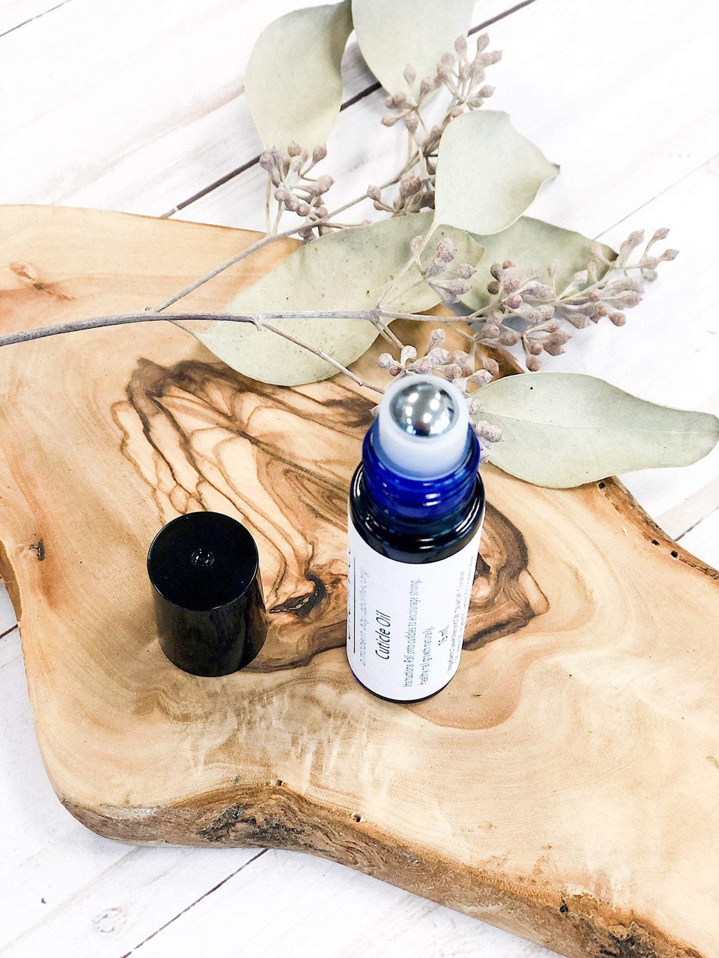 Organic Cuticle Oil / Healthy Nails / Strong Nails / Nail Growth / White Smokey