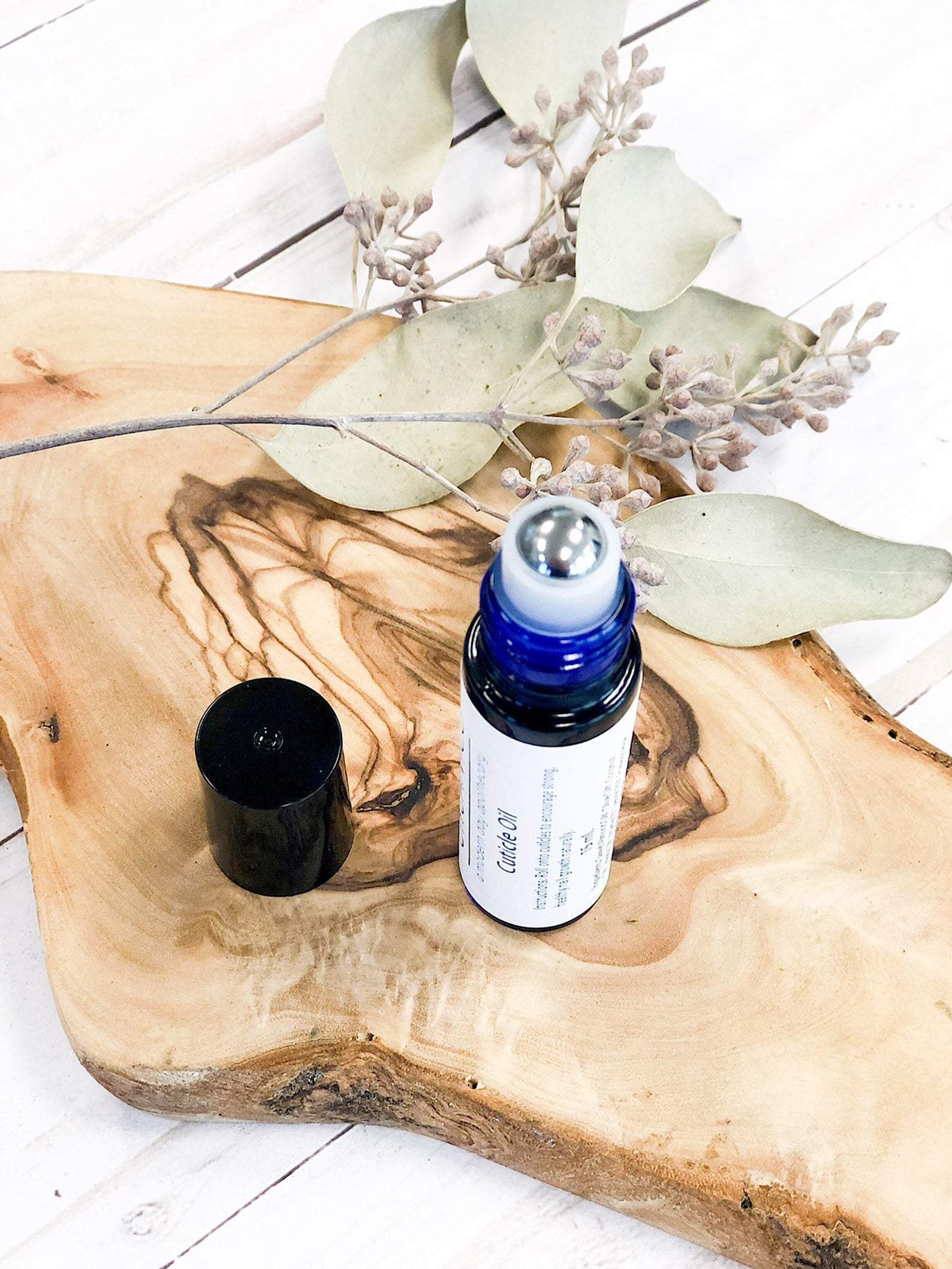 Organic Cuticle Oil / Healthy Nails / Strong Nails / Nail Growth / White Smokey